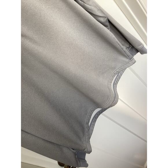 Under Armour Men's Long Sleeve Fleece Coldgear 1/2 Zip Pullover Top Gray Large - Picture 4 of 8